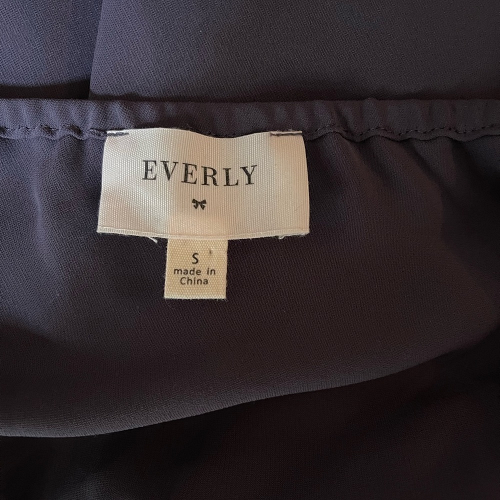 Everly Maxi Dress Ruffle Gray Wrap Sundress Party Sz Small Anthropologie - Picture 7 of 10